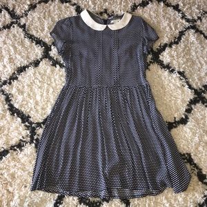 Polka dot mini dress